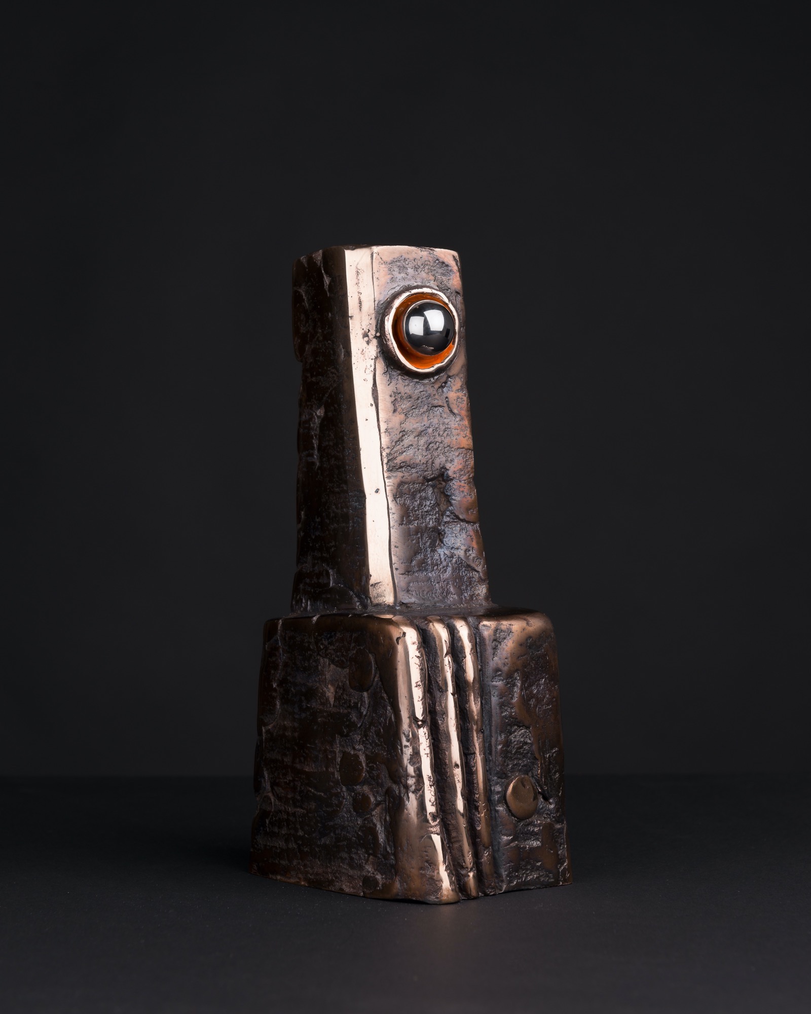 JAKUB BACHORÍK Kyklop - bronz a ocel, 25cm 2015