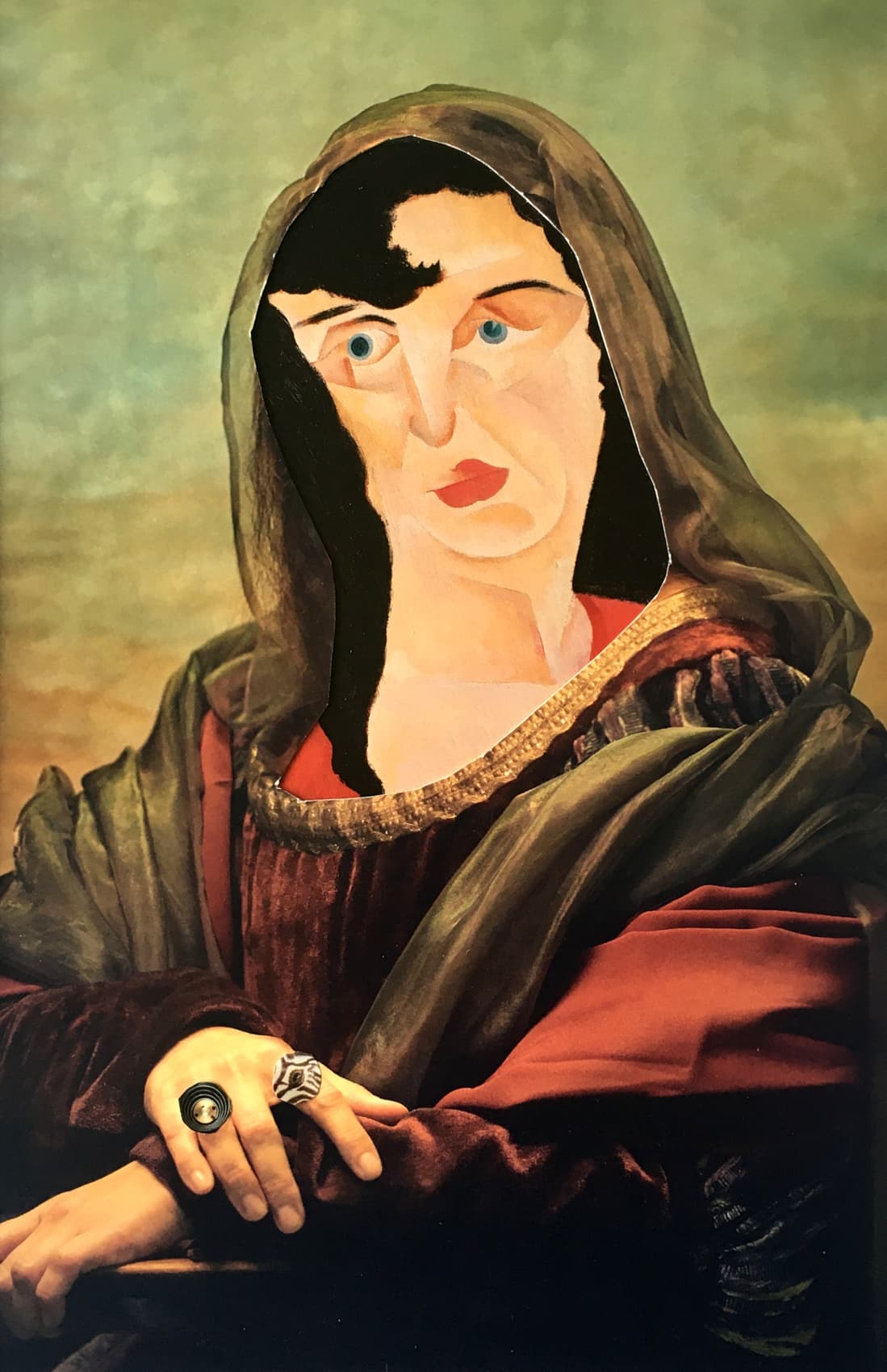 MIROSLAV LIPINA Prostitutka od Štyrského zahalena do hávu Mony Lisy, 40 x 30 cm