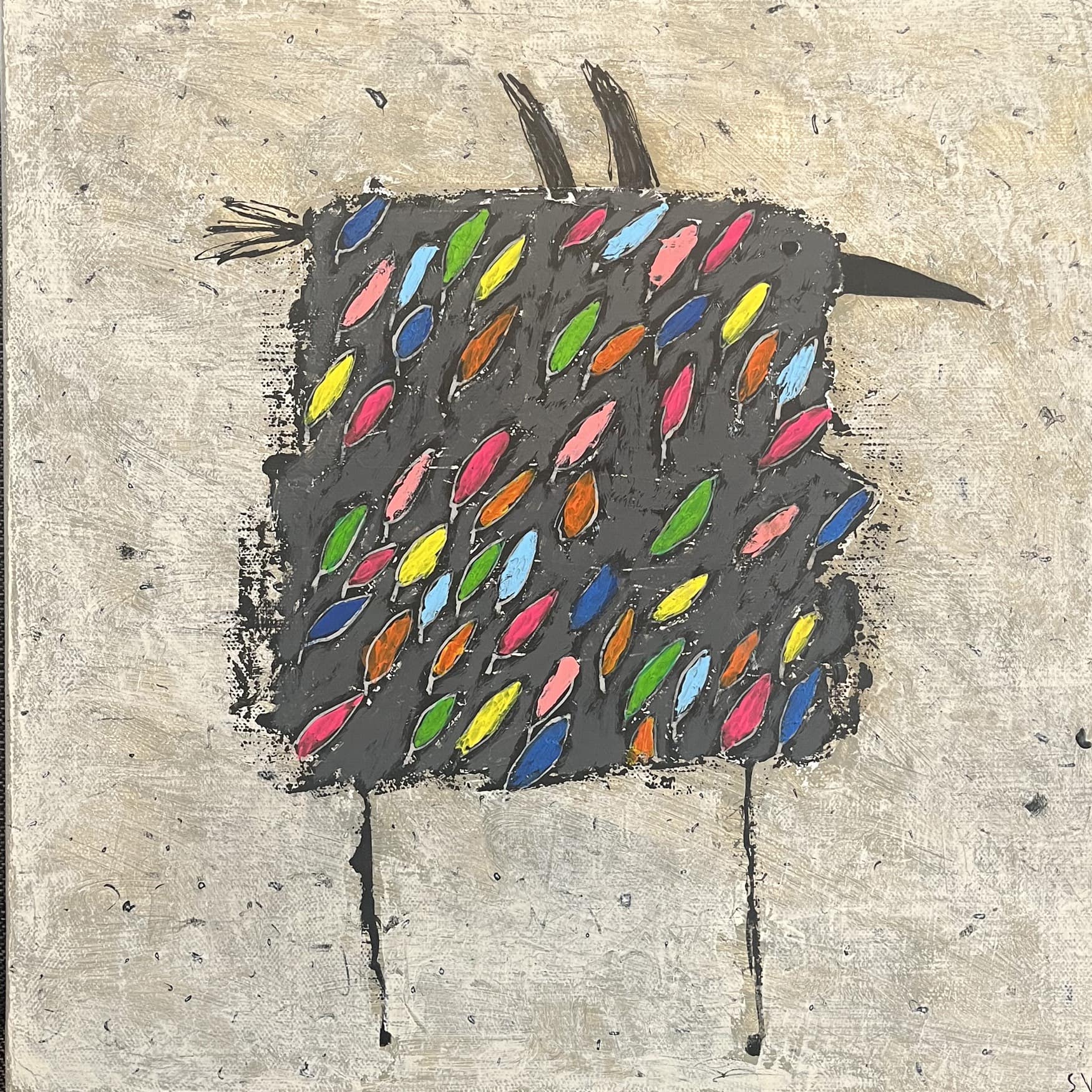 JAN SVOBODA OPEŘENEC akryl 50x50
