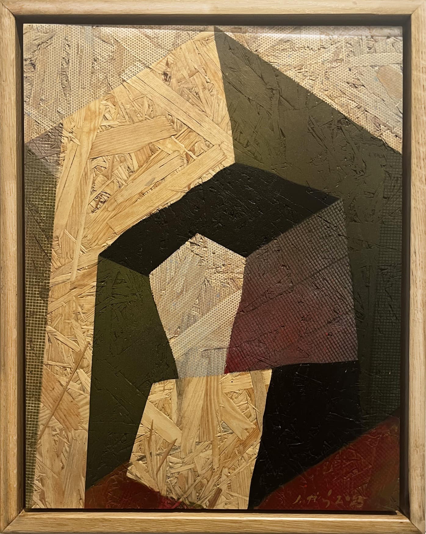 JAN TICHÝ- STAVEBNICE akryl na dřevě 45x30